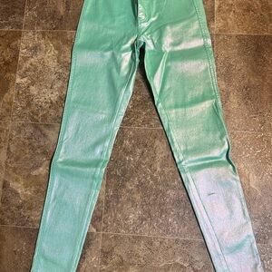Mint Green Skinny Pants